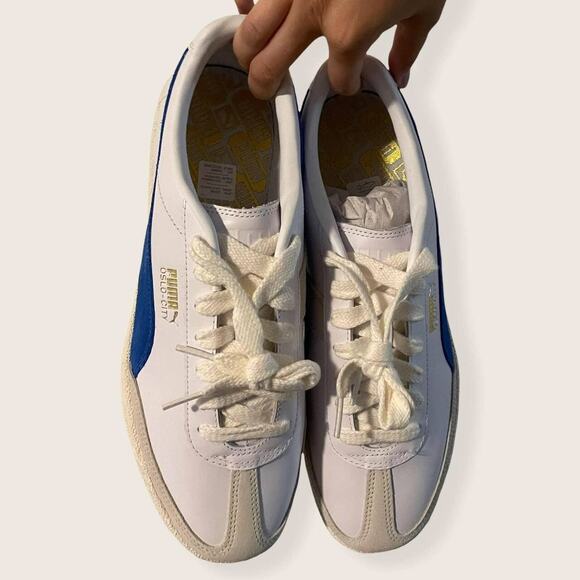 New Puma Oslo-City Sneakers Lapis Blue/White. Size 10.5 - Picture 2 of 4